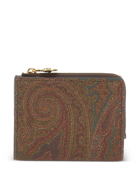  Etro Paisley-print Wallet - Brown 