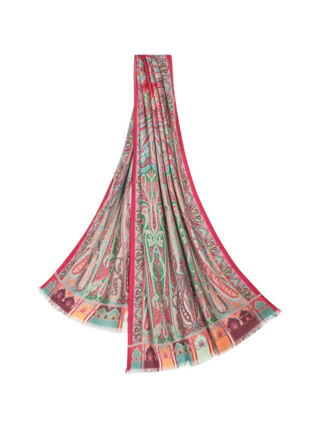  Etro Paisley Scarf - Pink 