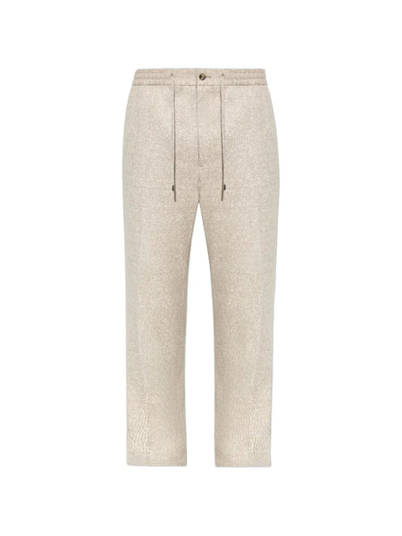  Etro Patterned Drawstring Trousers - Neutrals 