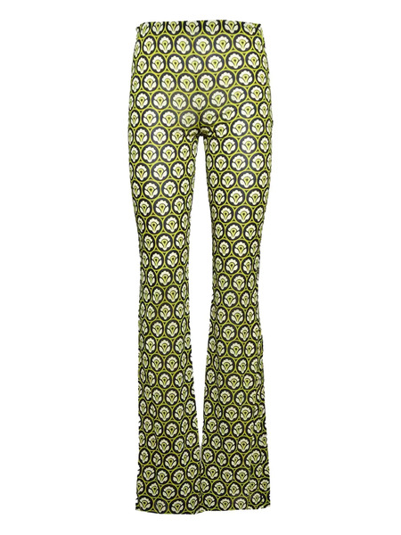 Etro Patterned Trousers - Green 