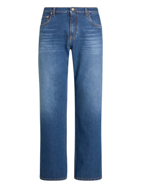  Etro Pegaso-embroidered Jeans - Blue 