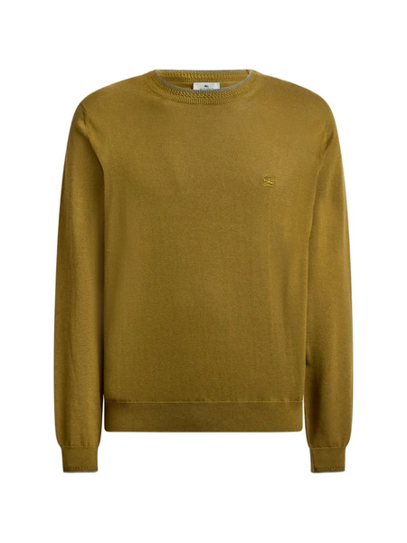  Etro Pegaso-embroidered Jumper - Green 