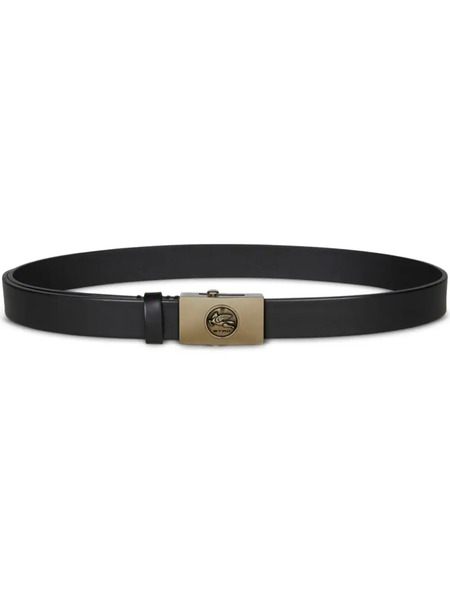  Etro Pegaso-engraved Leather Belt - Black 