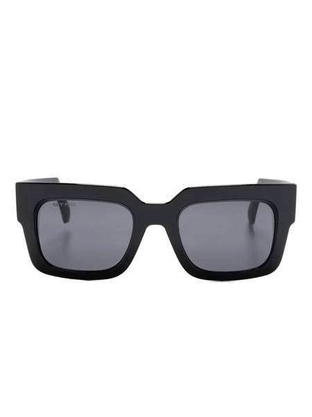  Etro Pegaso-logo Square Sunglasses - Black 