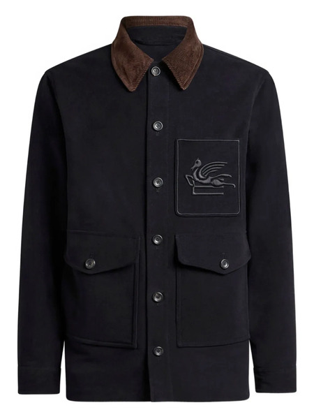  Etro Pegaso Patch-pocket Jacket - Black 