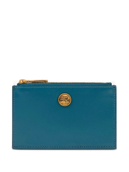  Etro Pegaso-plaque Cardholder - Blue 