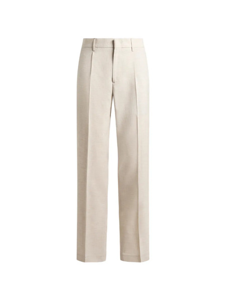  Etro Pleated Wide-leg Trousers - Neutrals 