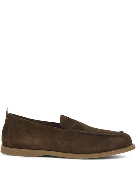  Etro Printed Slip-on Loafers - Brown 