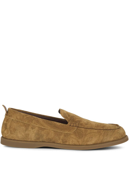  Etro Printed Slip-on Loafers - Brown 