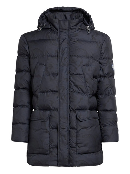  Etro Quilted Hooded Puffer Jacket - Black 