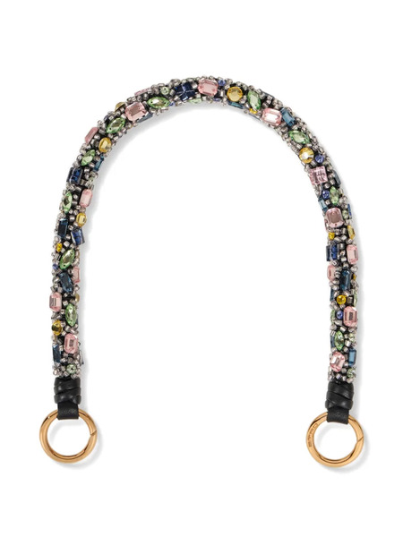 Etro Rhinestone Bag Handle - Black 