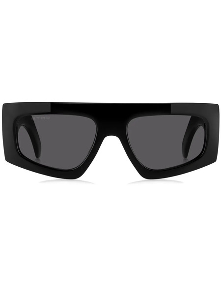  Etro Etroscreen Rectangle-frame Sunglasses - Black 