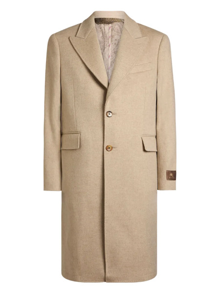  Etro Single-breasted Coat - Neutrals 