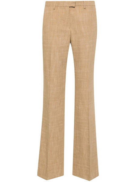  Etro Slub-texture Tailored Trousers - Brown 