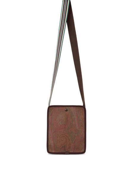  Etro Small Arnica Paisley-patterned Shoulder Bag - Brown 