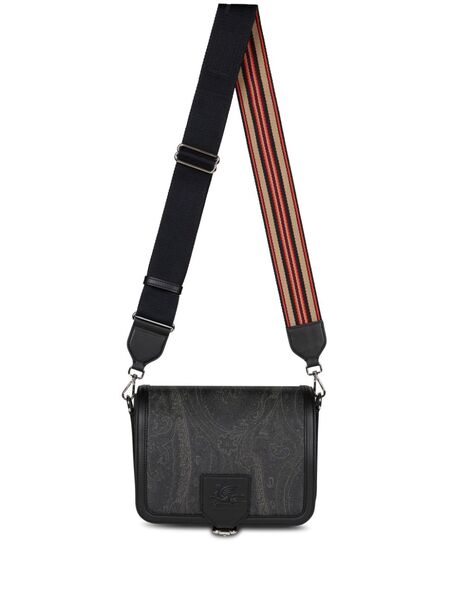  Etro Small Essential Paisley-print Messenger Bag - Black 