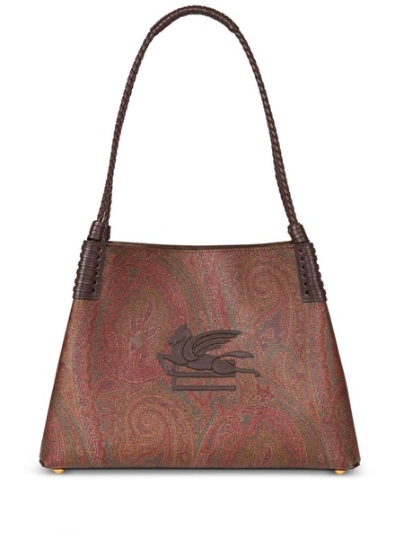  Etro Small Paisley Libra Tote Bag - Brown 