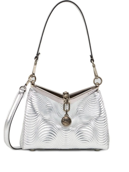  Etro Small Vela Shoulder Bag - Silver 