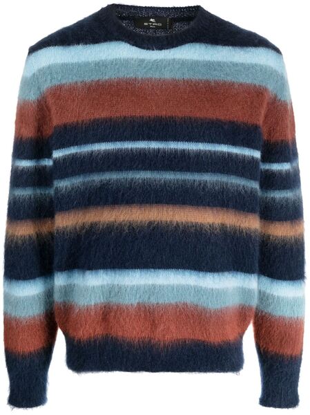  Etro Striped Sweater - Blue 