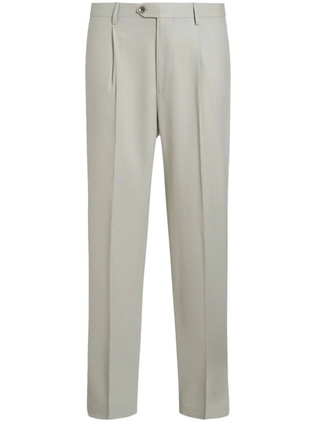  Etro Tailored Wool Trousers - Neutrals 