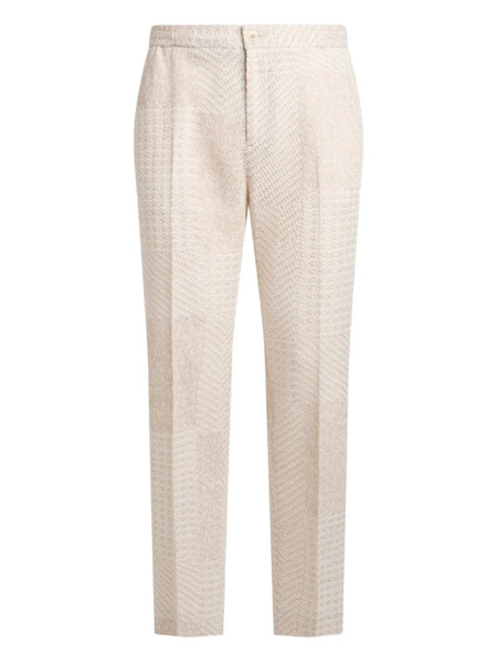  Etro Textured Trousers - Neutrals 