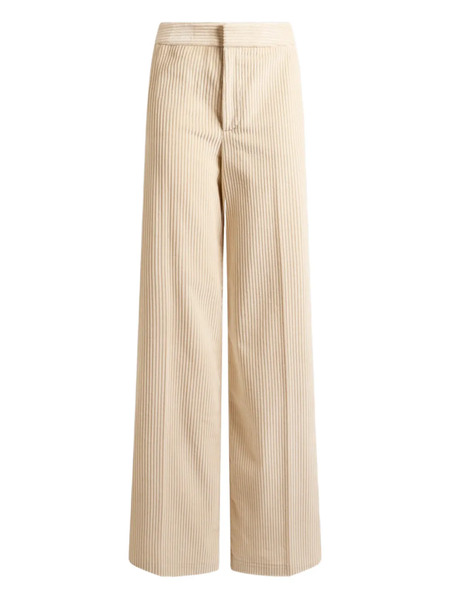  Etro Wide-leg Corduroy Trousers - Neutrals 