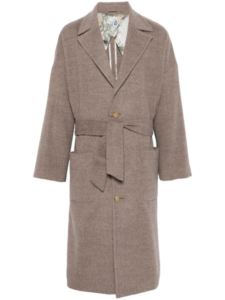  Etro Wool Coat - Neutrals 