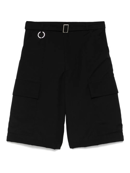  études Studio Belted Shorts - Black 