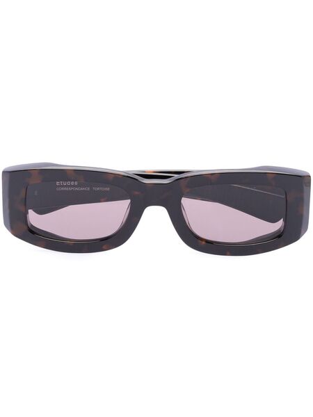  études Studio Correspondence Tortoiseshell-effect Sunglasses - Brown 