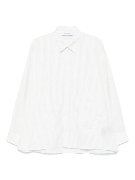  études Studio E-patch Striped Shirt - White 
