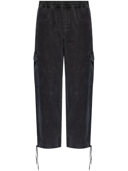  études Studio Forum Canvas Cargo Trousers - Black 