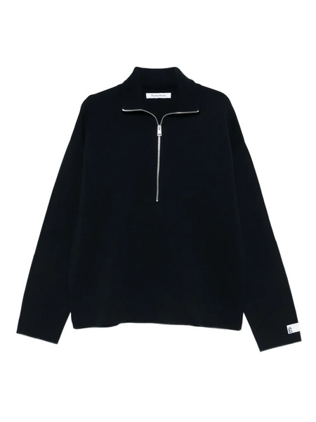 études Studio Half-zip Knitted Sweater - Blue 