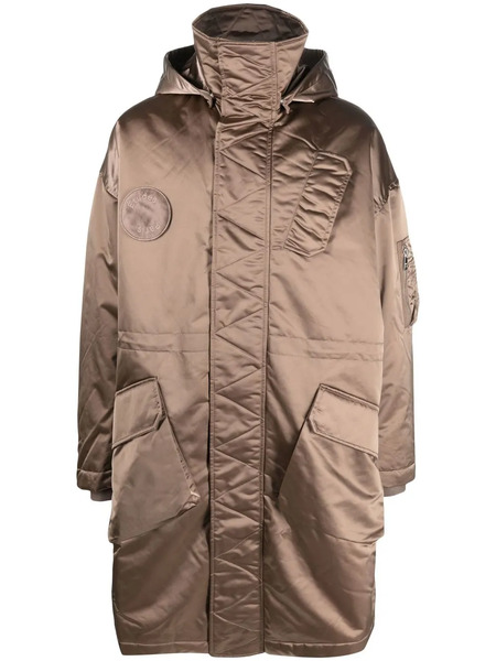  études Studio Hooded Oversize Coat - Brown 