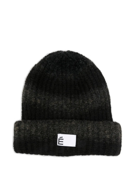  études Studio Ribbed-knit Beanie - Black 