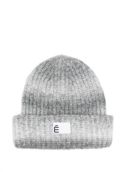  études Studio Ribbed-knit Beanie - Grey 