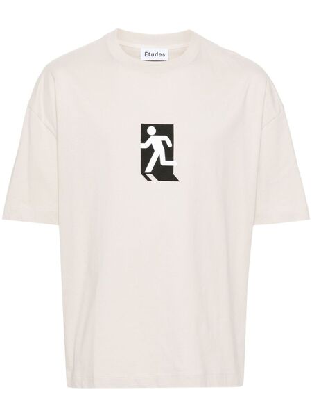  études Studio Spirit Out Cotton T-shirt - Neutrals 