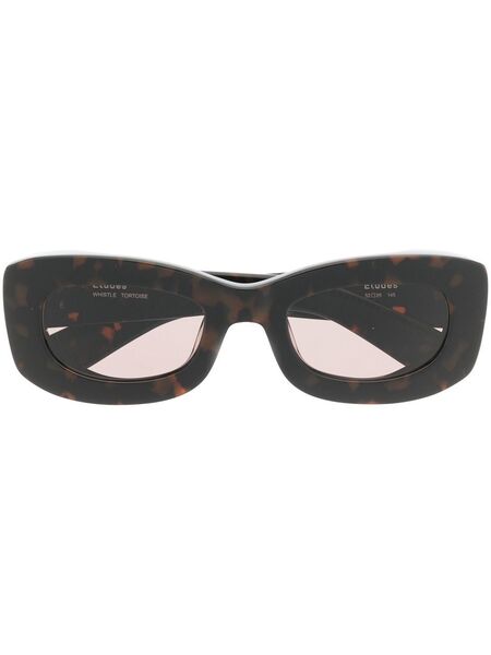  études Studio Square Tortoiseshell-frame Sunglasses - Brown 