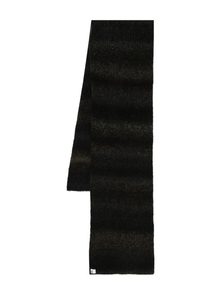  études Studio Striped Scarf - Black 