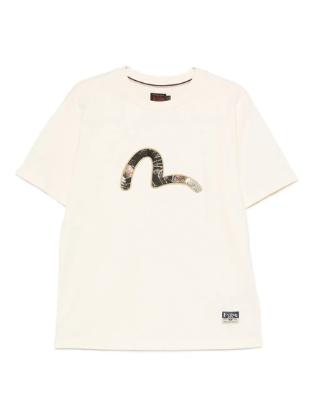  Evisu Seagull Brocade T-shirt - Neutrals 