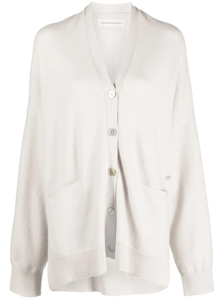  Extreme Cashmere Button-up Knitted Cardigan - Neutrals 