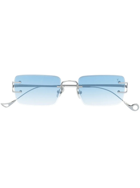  Eyepetizer Dillinger Square-frame Sunglasses - Silver 