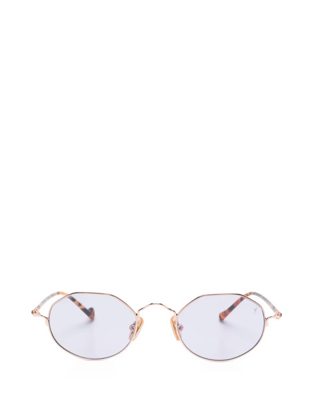  Eyepetizer Geometric Frame Sunglasses - Gold 