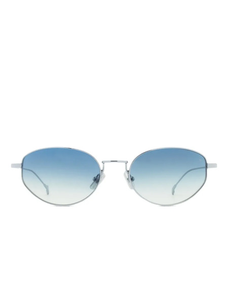  Eyepetizer Louisville Oval-frame Sunglasses - Silver 