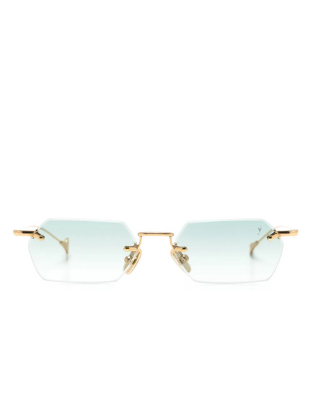 Eyepetizer Square-frame Gradient-lenses Sunglasses - Gold 