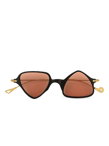  Eyepetizer Twiggy Geometric-frame Sunglasses - Gold 
