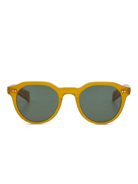  Eyevan7285 Round-frame Acetate Sunglasses - Yellow 