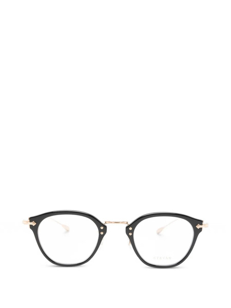  Eyevan7285 Round Sprout Glasses - Black 
