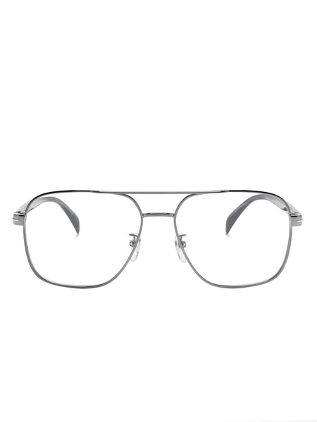  Eyewear By David Beckham Db 7103 Pilot-frame Glasses - Black 