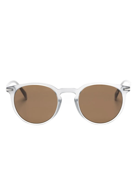  Eyewear By David Beckham Pantos-frame Sunglasses - Grey 