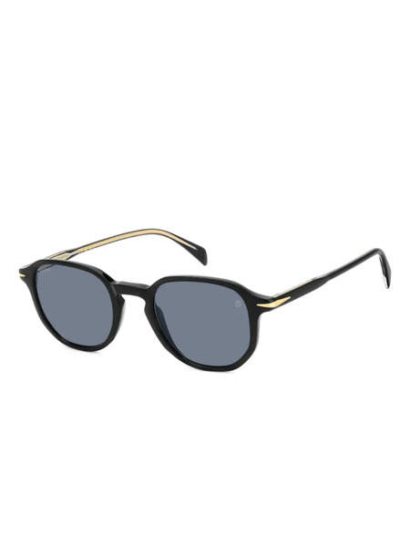  Eyewear By David Beckham Round Frame Db1140s Sunglasses - Blue 